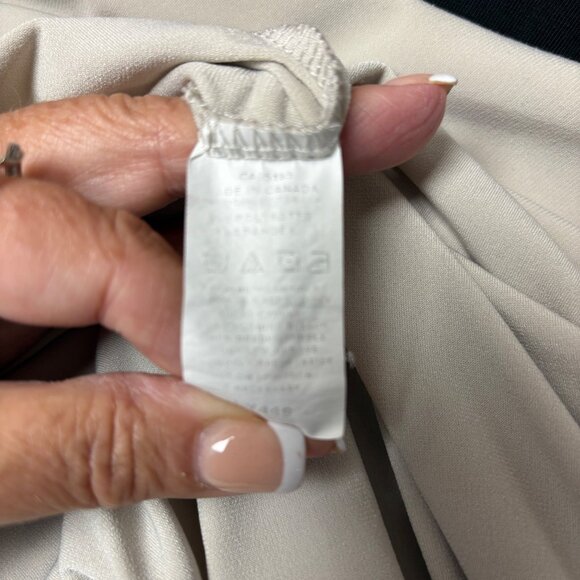 Picadilly Open Front Duster Cardigan Womens Size XL Taupe Stretchy Layering - Picture 6 of 7